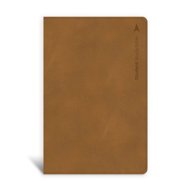 Front cover_CSB Student Study Bible, Ginger Leathertouch