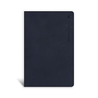 Front cover_CSB Student Study Bible, Navy Leathertouch