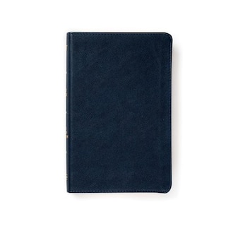 Front cover_KJV Personal Size Bible, Navy LeatherTouch
