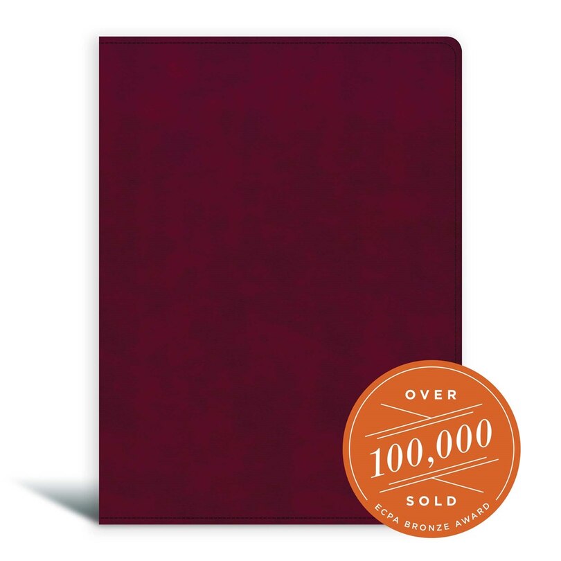 Front cover_CSB Tony Evans Study Bible, Burgundy LeatherTouch Indexed