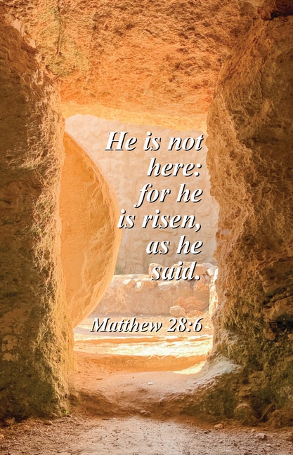 He Is Risen Bulletin (Pkg 100) Easter