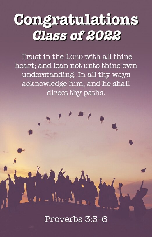 Front cover_Congratulations Class of 2022  Bulletin (Pkg 100) Graduation