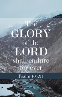 Front cover_General Worship Bulletin: The Glory of the Lord (Package of 100)