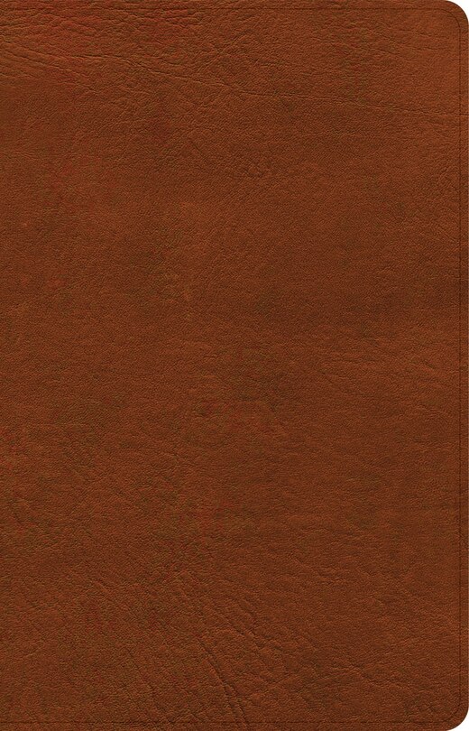 Front cover_NASB Large Print Personal Size Reference Bible, Burnt Sienna LeatherTouch