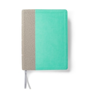 Couverture_CSB Lifeway Women's Bible, Gray/Mint LeatherTouch, Indexed
