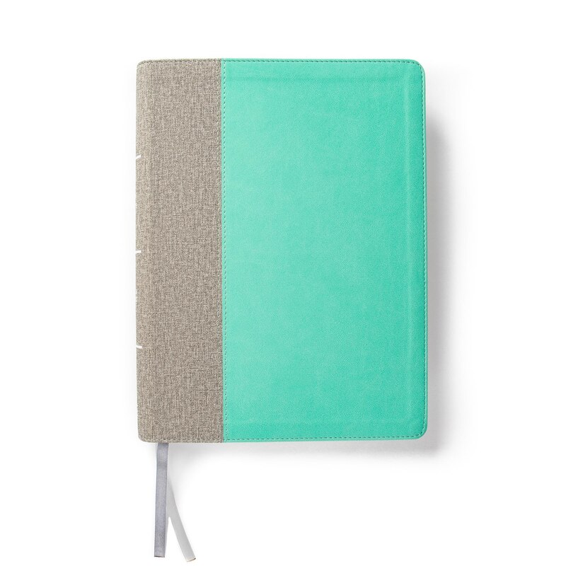 Couverture_CSB Lifeway Women's Bible, Gray/Mint LeatherTouch, Indexed