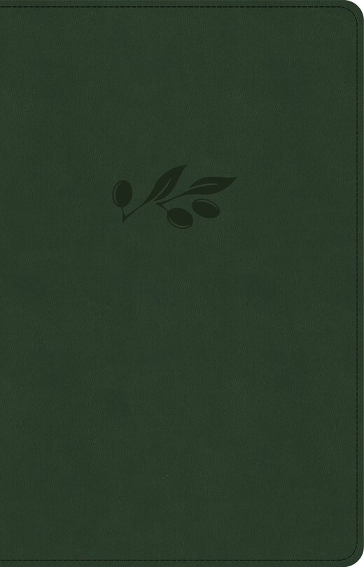 Front cover_NASB Large Print Personal Size Reference Bible, Olive LeatherTouch, Indexed