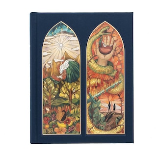 Couverture_CSB Notetaking Bible, Stained Glass Edition, Sapphire Cloth Over Board