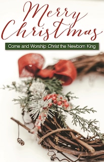 Couverture_Christmas Bulletin: Come and Worship (Package of 100)