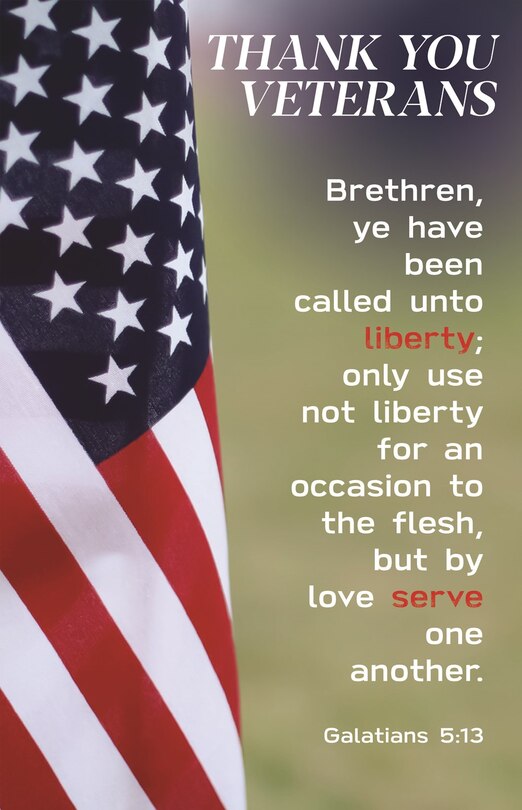 Couverture_Patriotic Bulletin: Thank You Veterans (Package of 100)