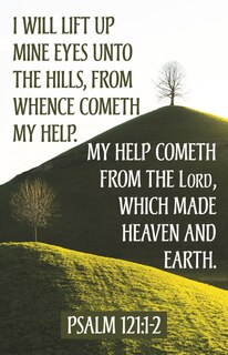 Couverture_General Worship Bulletin: I Will Lift Up (Package of 100)