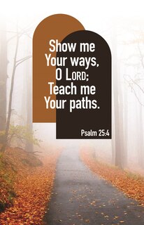 Front cover_General Worship Bulletin: Show Me Your Ways (Package of 100)