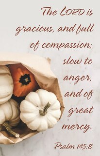 Front cover_General Worship Bulletin: The Lord Is Gracious (Package of 100)