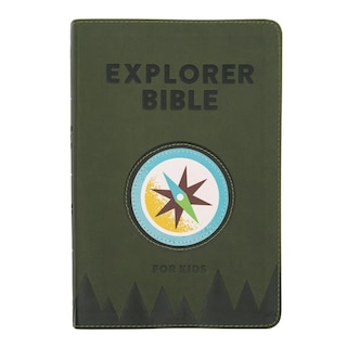 Couverture_CSB Explorer Bible for Kids, Olive Compass LeatherTouch
