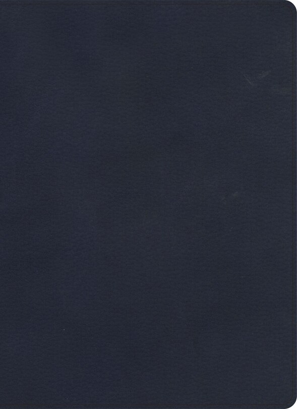 Couverture_KJV Single-Column Wide-Margin Bible, Navy LeatherTouch