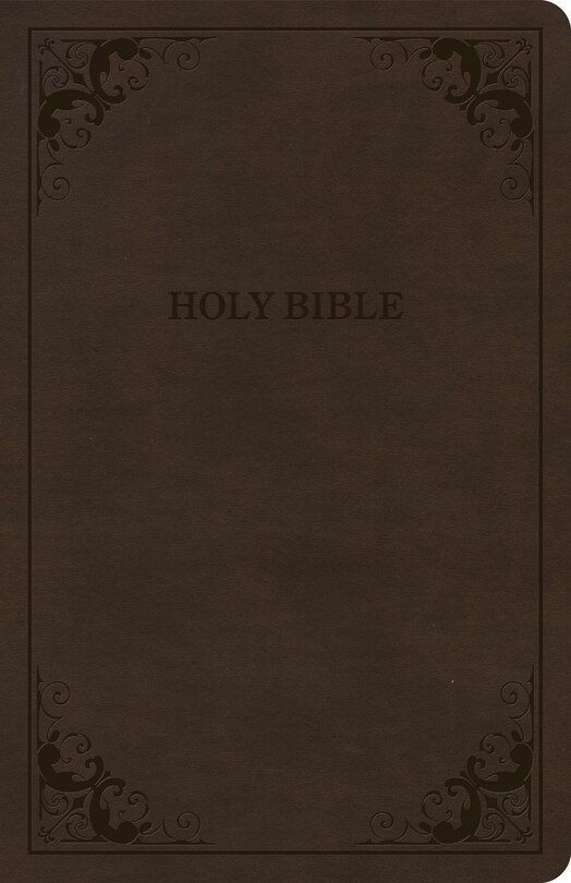 Couverture_CSB Thinline Bible, Value Edition, Brown LeatherTouch
