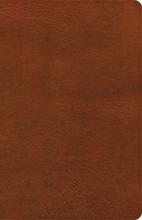 Front cover_CSB Thinline Bible, Burnt Sienna LeatherTouch