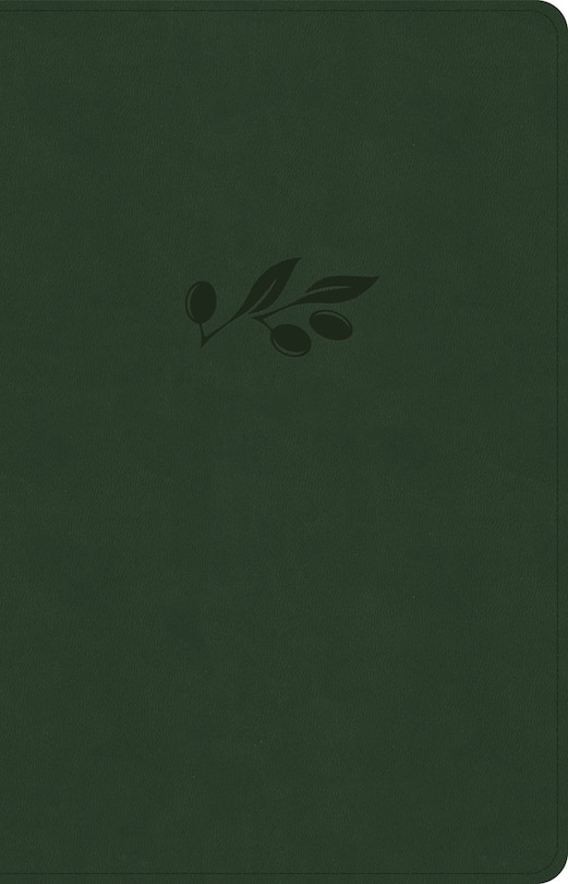 Front cover_CSB Thinline Bible, Olive LeatherTouch