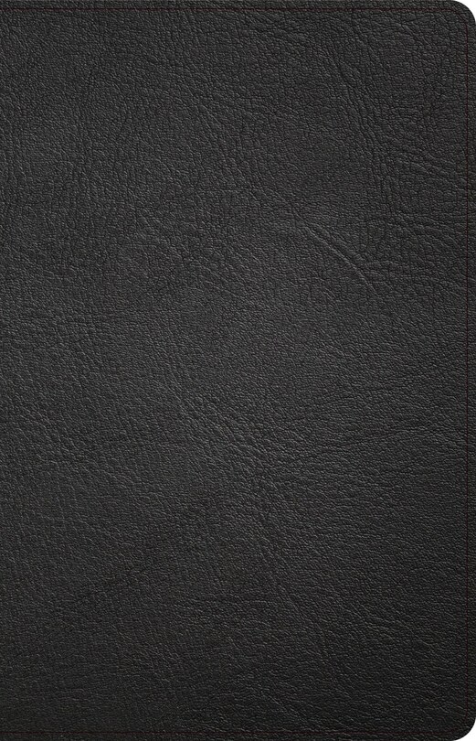 Couverture_CSB Thinline Reference Bible, Black Genuine Leather, Indexed