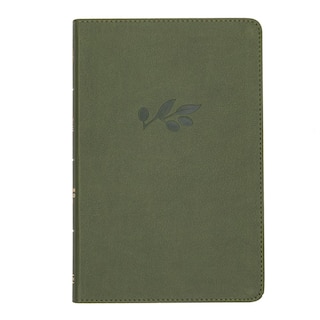 Front cover_CSB Thinline Reference Bible, Olive LeatherTouch