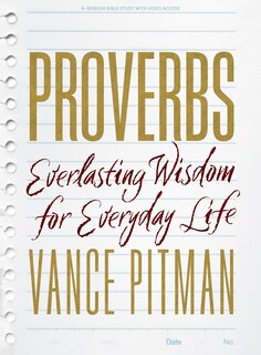 Couverture_Proverbs - Bible Study Book with Video Access