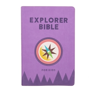 Couverture_CSB Explorer Bible for Kids, Lavender Compass LeatherTouch