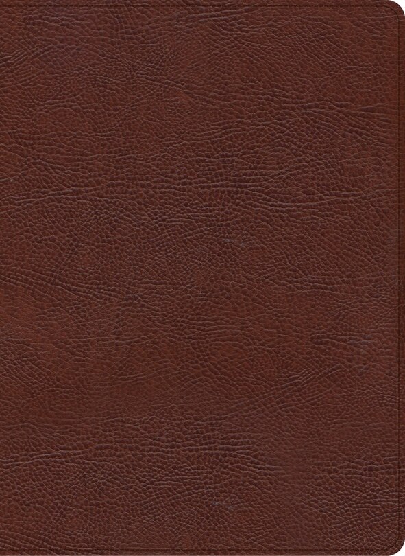 Front cover_CSB Pastor's Bible, Verse-by-Verse Edition, Brown Bonded Leather