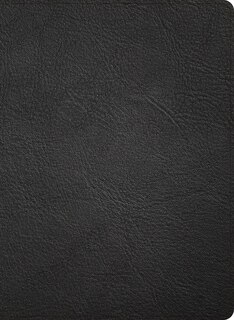 Front cover_CSB Pastor's Bible, Verse-by-Verse Edition, Holman Handcrafted Collection, Black Premium Goatskin
