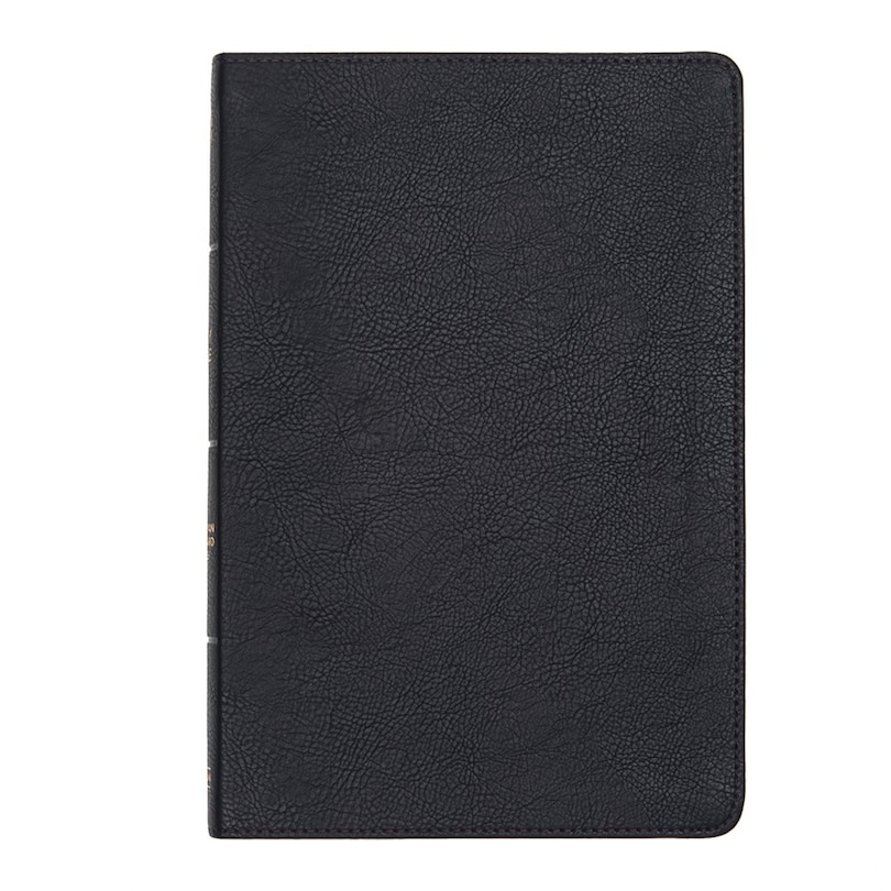 Couverture_CSB Large Print Thinline Bible, Black LeatherTouch