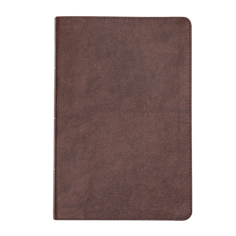 Front cover_CSB Large Print Thinline Bible, Brown Bonded Leather