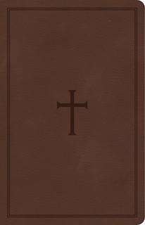 Front cover_CSB Large Print Personal Size Reference Bible, Brown LeatherTouch, Indexed