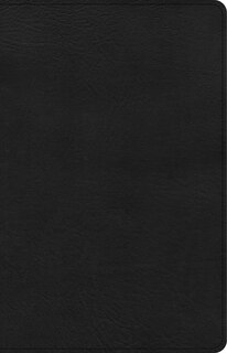 Front cover_CSB Large Print Personal Size Reference Bible, Black LeatherTouch