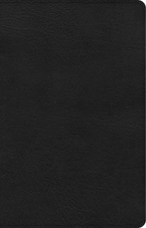 Front cover_CSB Large Print Personal Size Reference Bible, Black LeatherTouch, Indexed