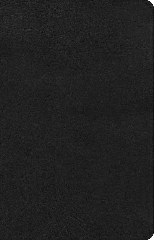 Front cover_CSB Large Print Personal Size Reference Bible, Black LeatherTouch, Indexed