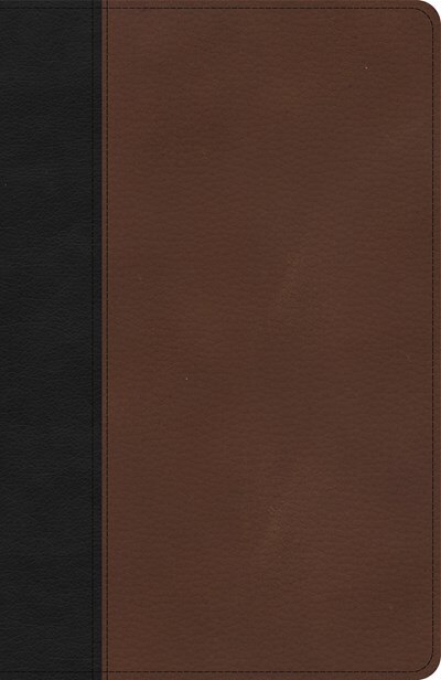 Front cover_KJV Thinline Bible, Black/Brown LeatherTouch