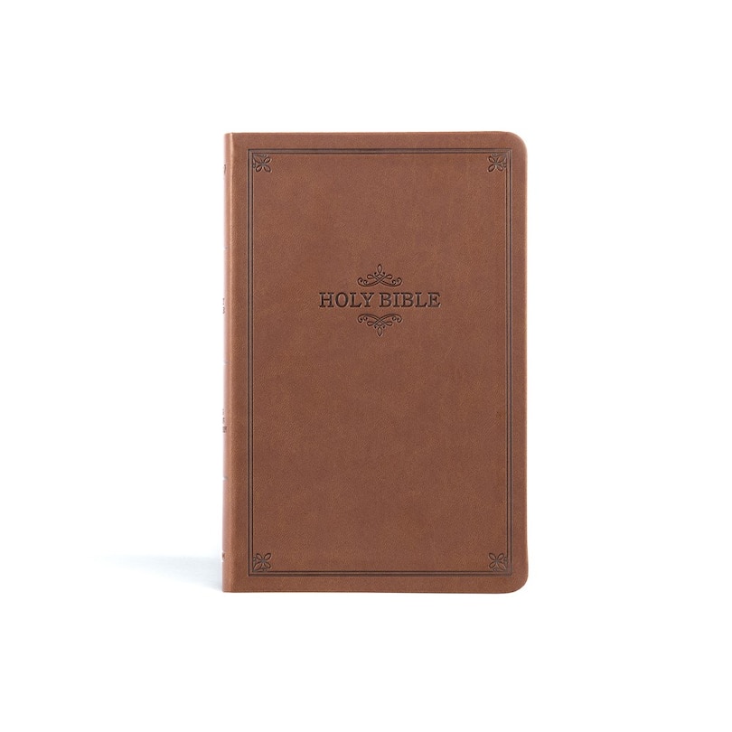 Front cover_KJV Thinline Bible, Value Edition, Brown LeatherTouch