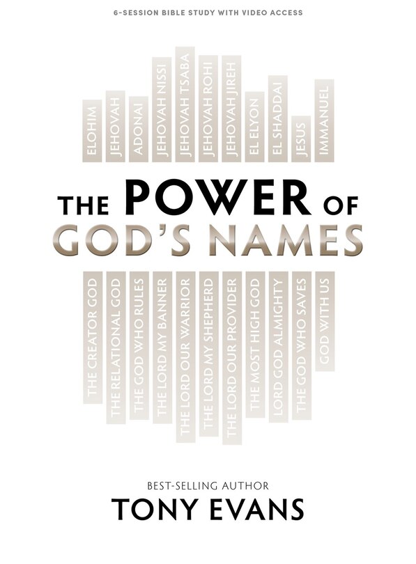 Front cover_The Power of God's Names - Bible Study Book with Video Access