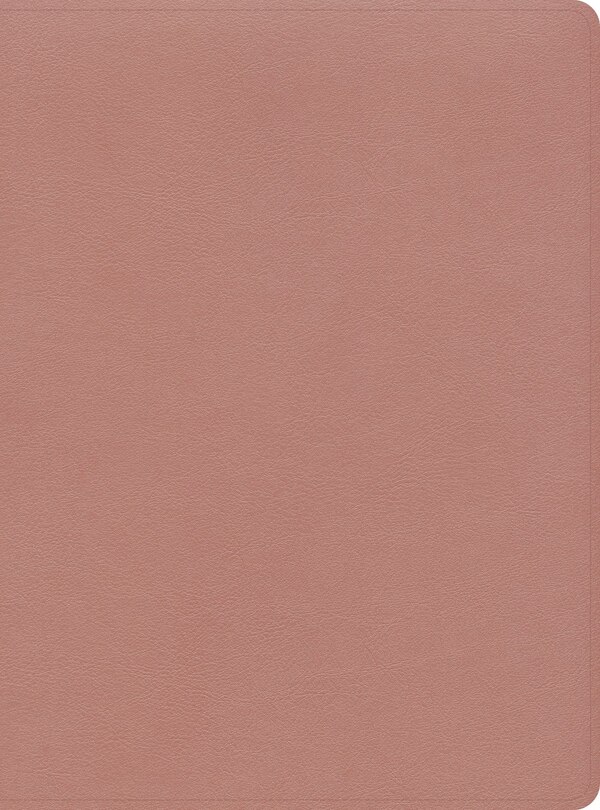 Front cover_CSB Study Bible, Rose Gold LeatherTouch