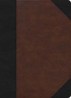Front cover_CSB Verse-by-Verse Reference Bible, Black/Brown LeatherTouch