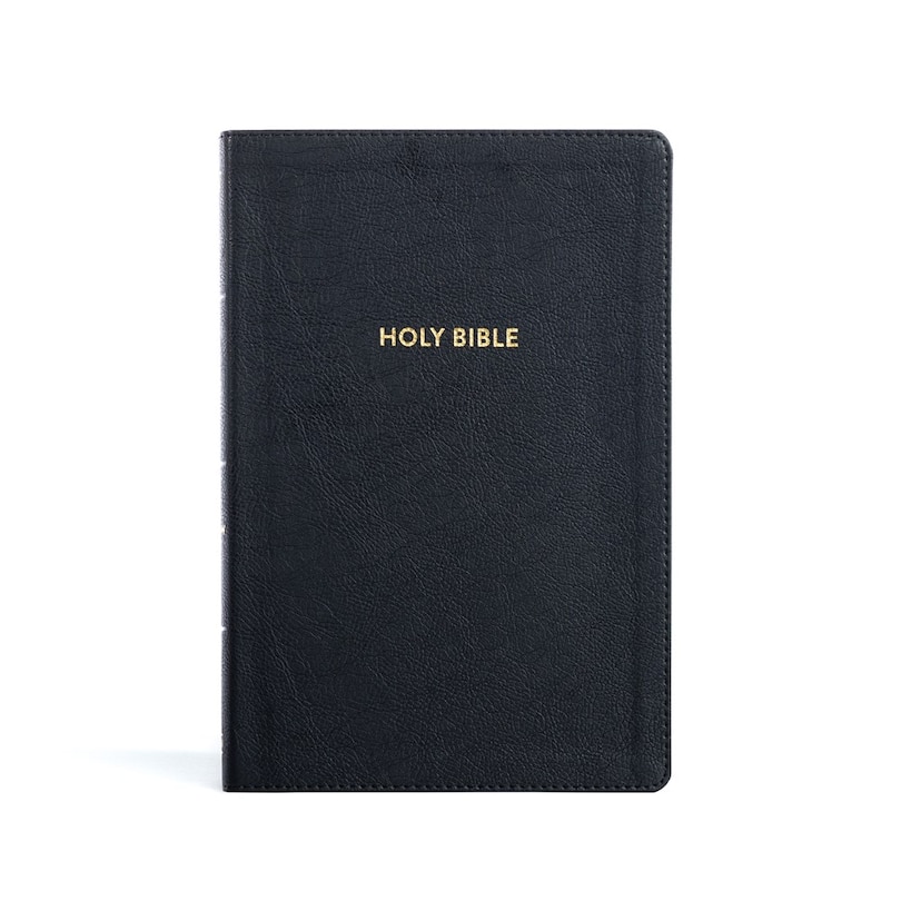 Front cover_KJV Rainbow Study Bible, Black LeatherTouch