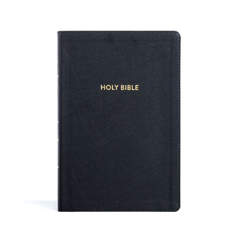 Front cover_KJV Rainbow Study Bible, Black LeatherTouch, Indexed
