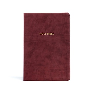 Couverture_KJV Rainbow Study Bible, Burgundy LeatherTouch, Indexed