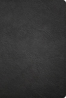 Couverture_KJV Large Print Thinline Bible, Black Genuine Leather