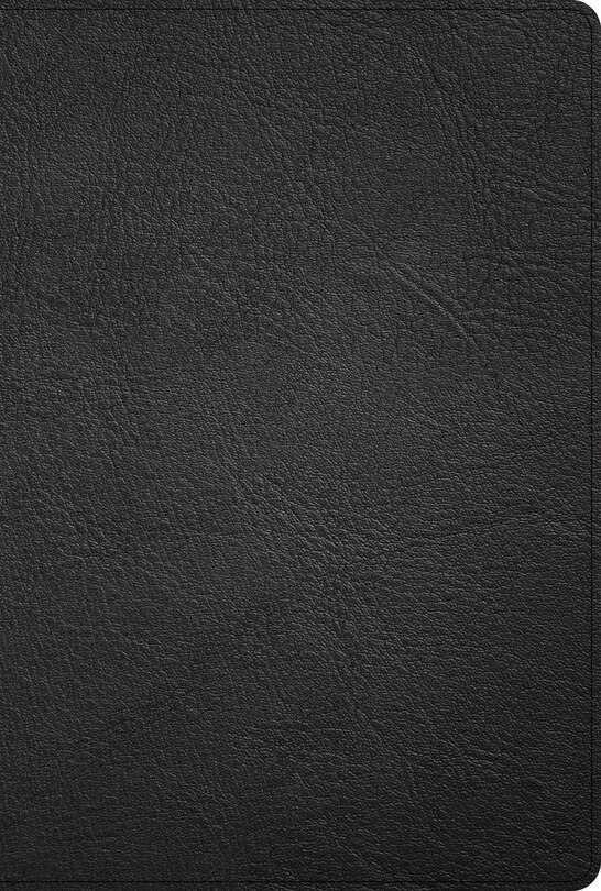 Front cover_KJV Large Print Thinline Bible, Black Genuine Leather, Indexed