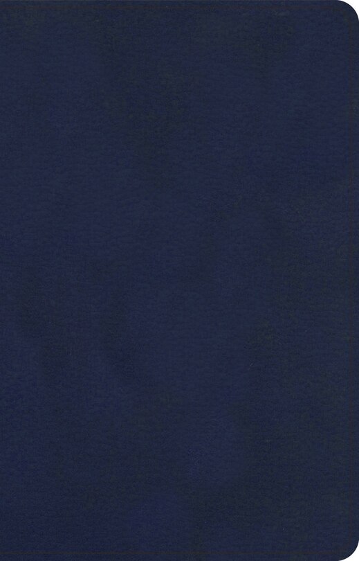 Front cover_KJV Single-Column Compact Bible, Navy LeatherTouch
