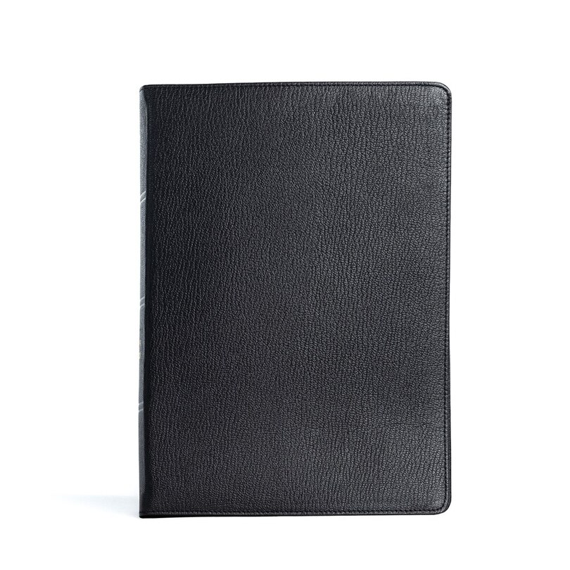 Front cover_CSB Spurgeon Study Bible, Holman Handcrafted Collection, Black Premium Goatskin