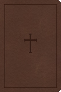 Front cover_CSB Large Print Compact Reference Bible, Brown Leathertouch