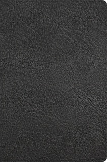 Front cover_CSB Giant Print Reference Bible, Black Genuine Leather