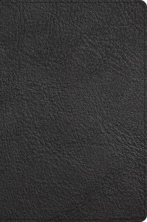 Front cover_CSB Giant Print Reference Bible, Black Genuine Leather, Indexed