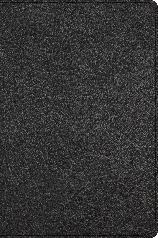Front cover_CSB Giant Print Reference Bible, Black Genuine Leather, Indexed